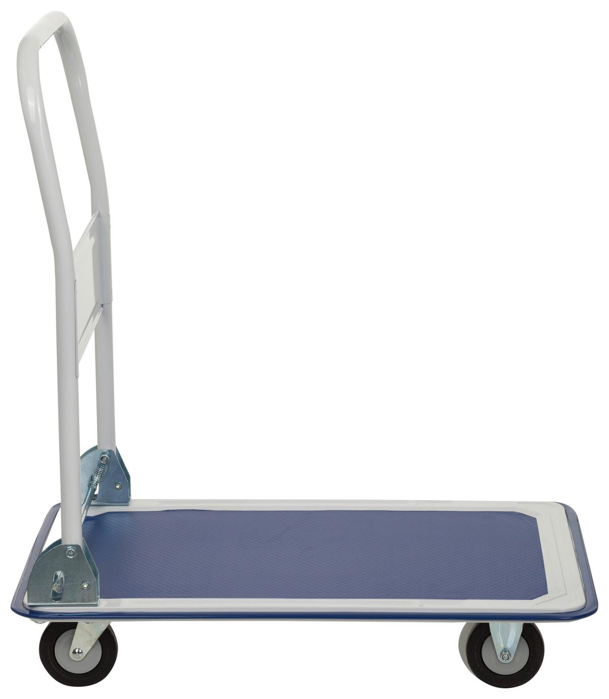 Transportwagen Carry - Blau/Weiß, Basics, Metall (48/82,5/73cm) - MID.YOU