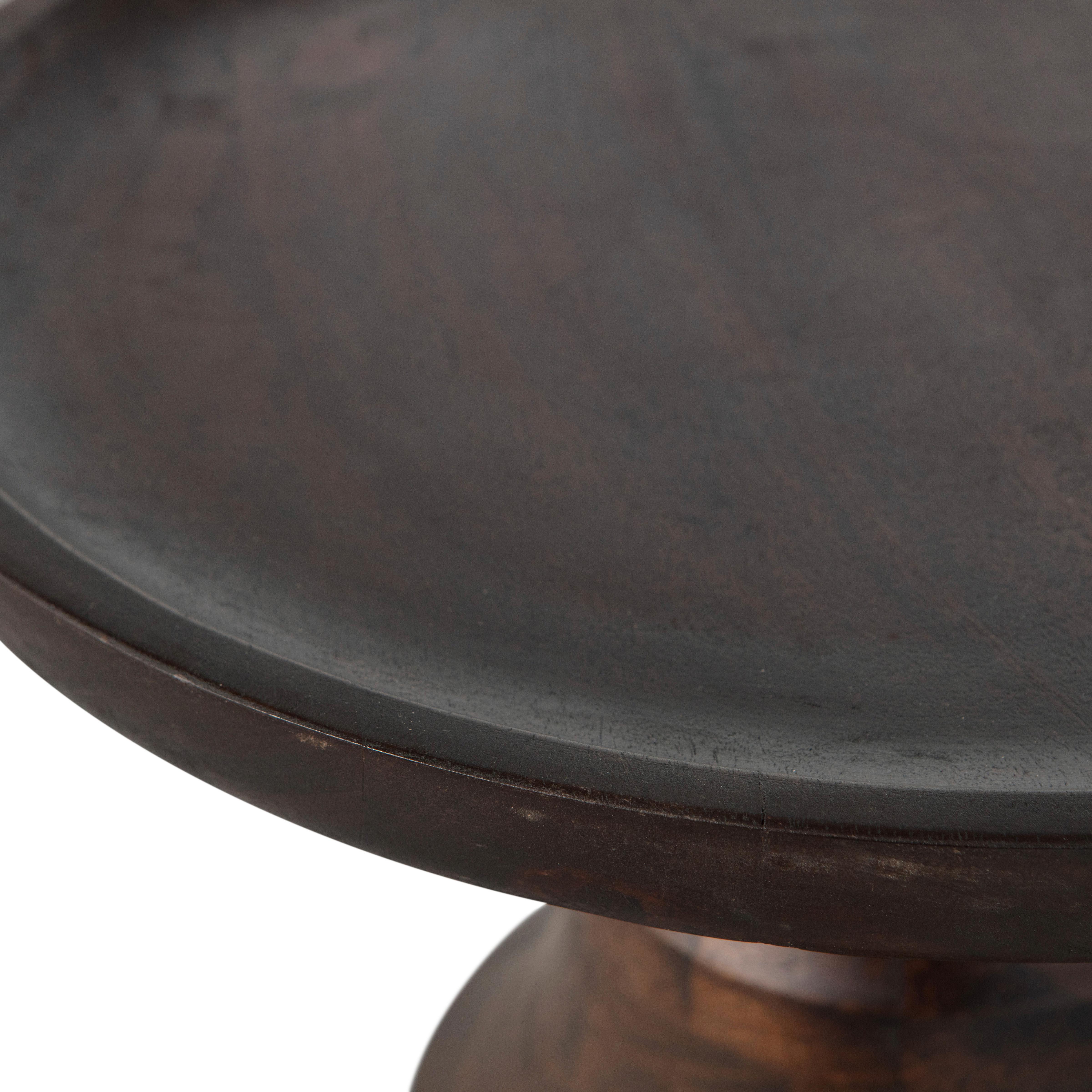 Beistelltisch Broad Dunkelbraun L: 50 cm - Dunkelbraun, Design, Holz (50/50/55cm) - Livetastic