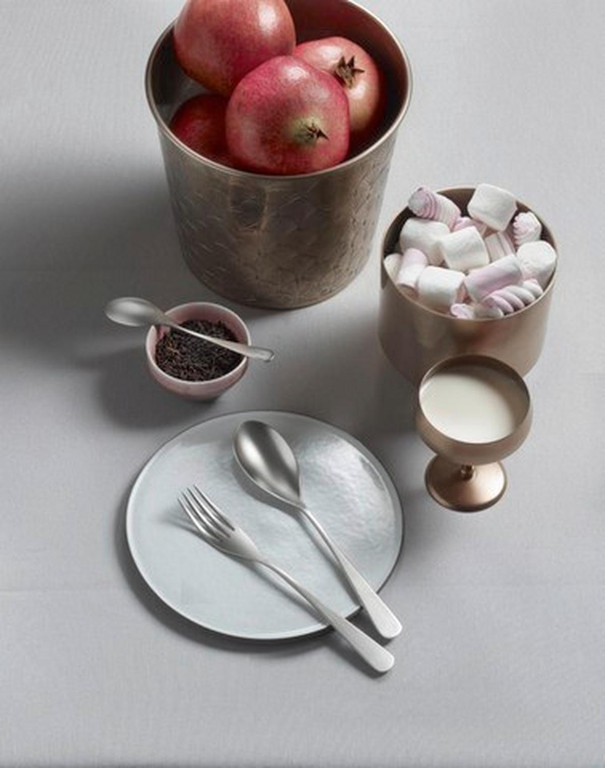 sada příborů AUDREY - barvy nerez oceli, Basics, kov (25,5/7/5,3cm) - Pintinox