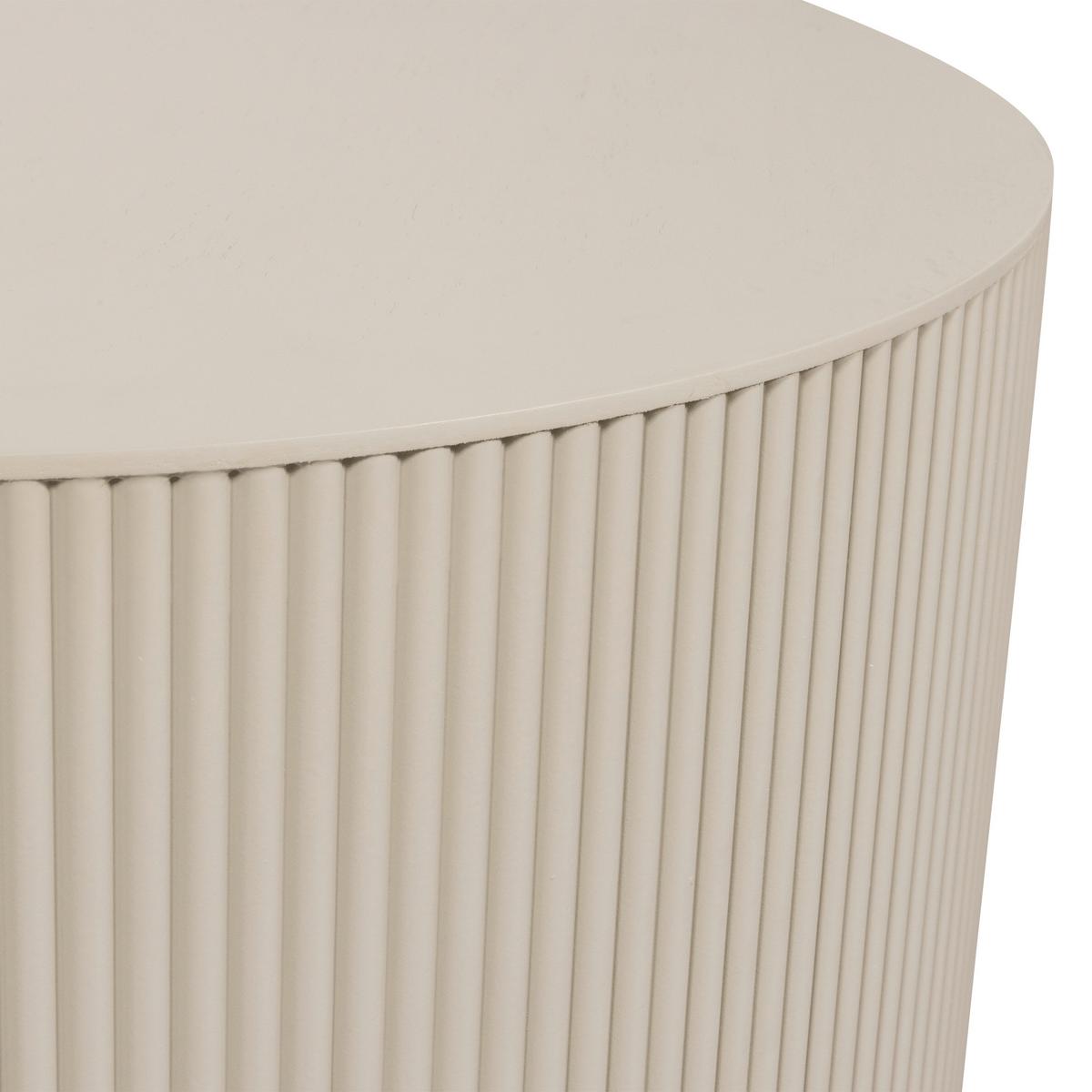 Beistelltisch Sanne Beige L: 60 Cm - Beige, Design, Holzwerkstoff (60/60/40cm) - Livetastic