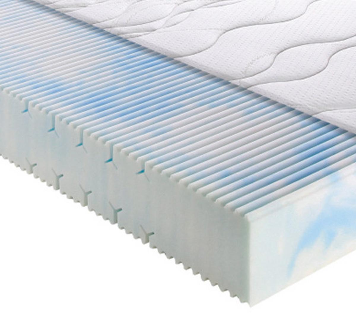 Kaltschaummatratze Llq 100x200 cm H2 H: 18 cm - Weiß, Basics, Textil (100/200cm) - Breckle