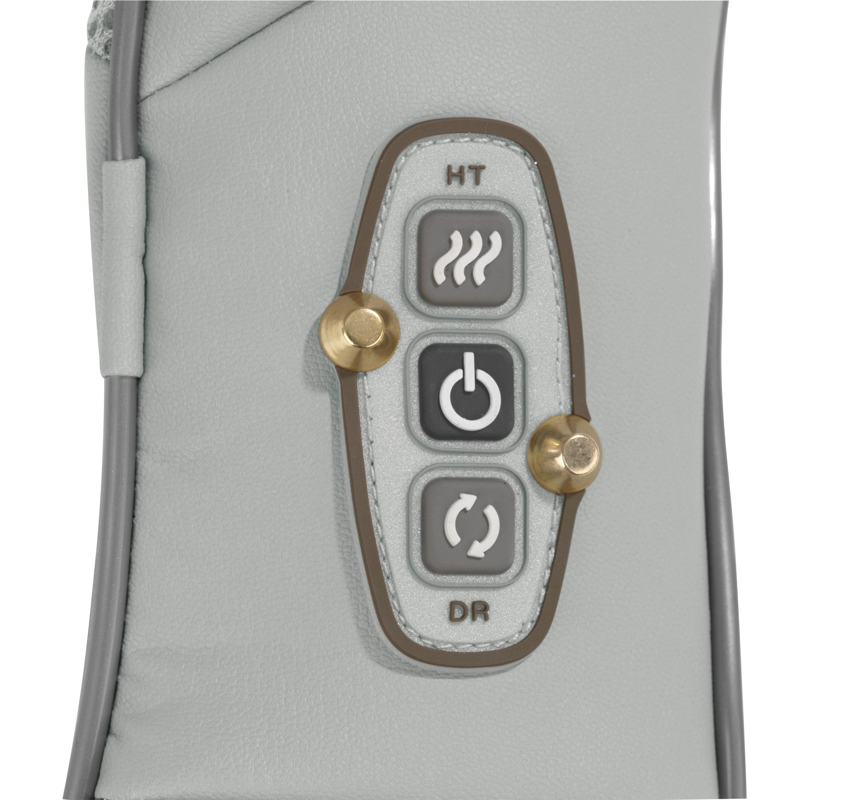 Vitalmaxx Shiatsu Nacken- Massagegerät Wärmefunktion - Lila/Grau, Basics, Kunststoff (134/18/14cm)