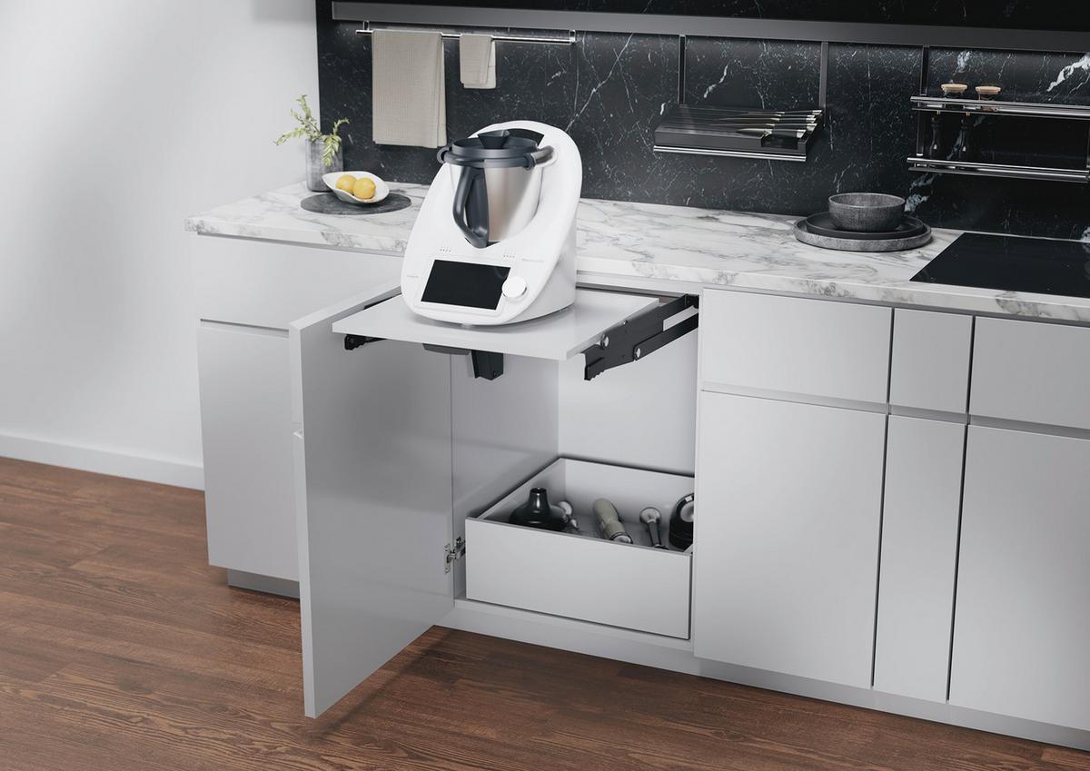 SCHWENKSTANGE CHEFSTABLE KB - Anthrazit, LIFESTYLE, Metall (40-60/54,8cm)