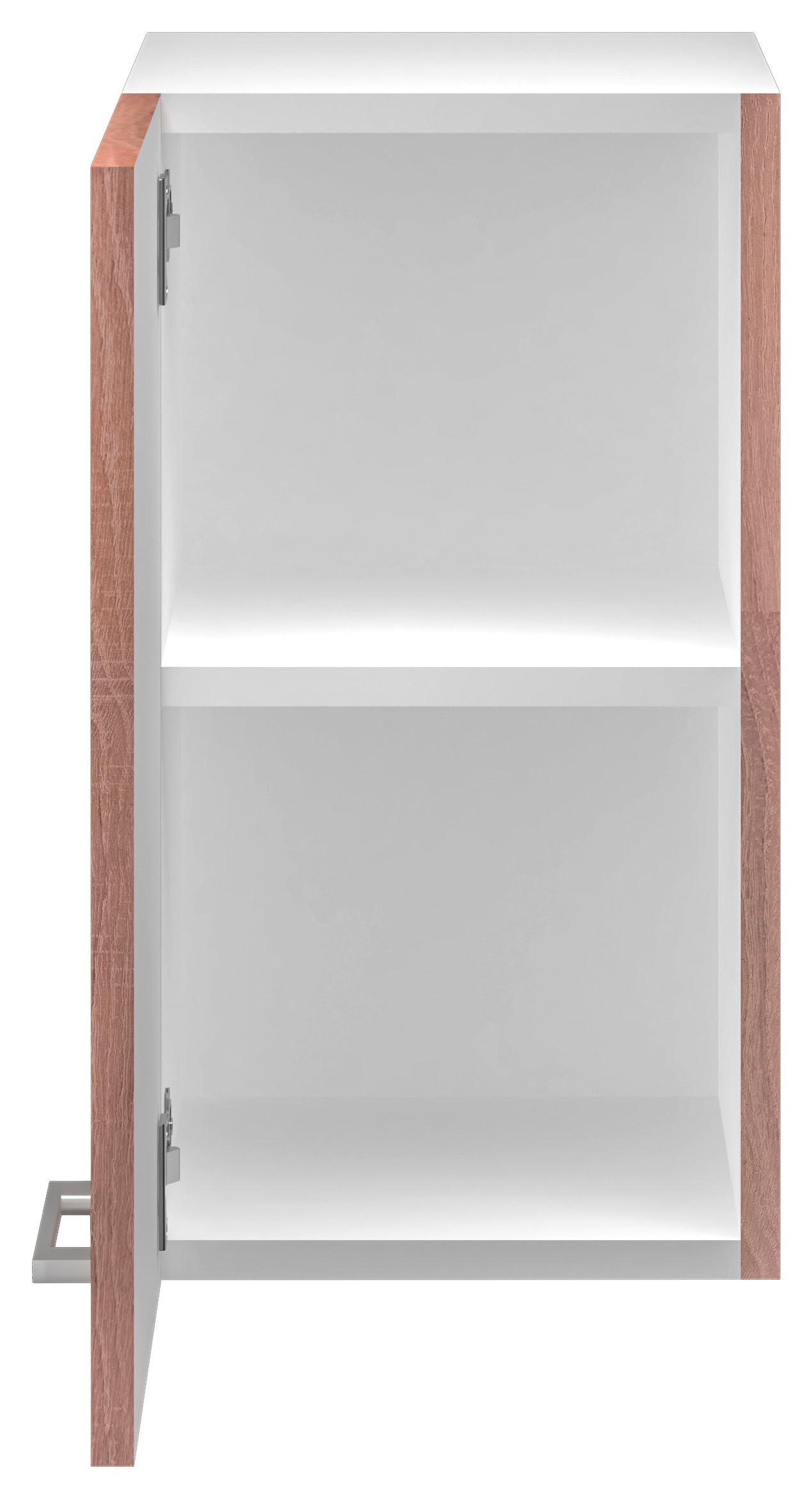 Kuchyňská Horní Skříňka Samoa H 30 - bílá/barvy dubu, Konvenční, kompozitní dřevo/plast (30/54/32cm)
