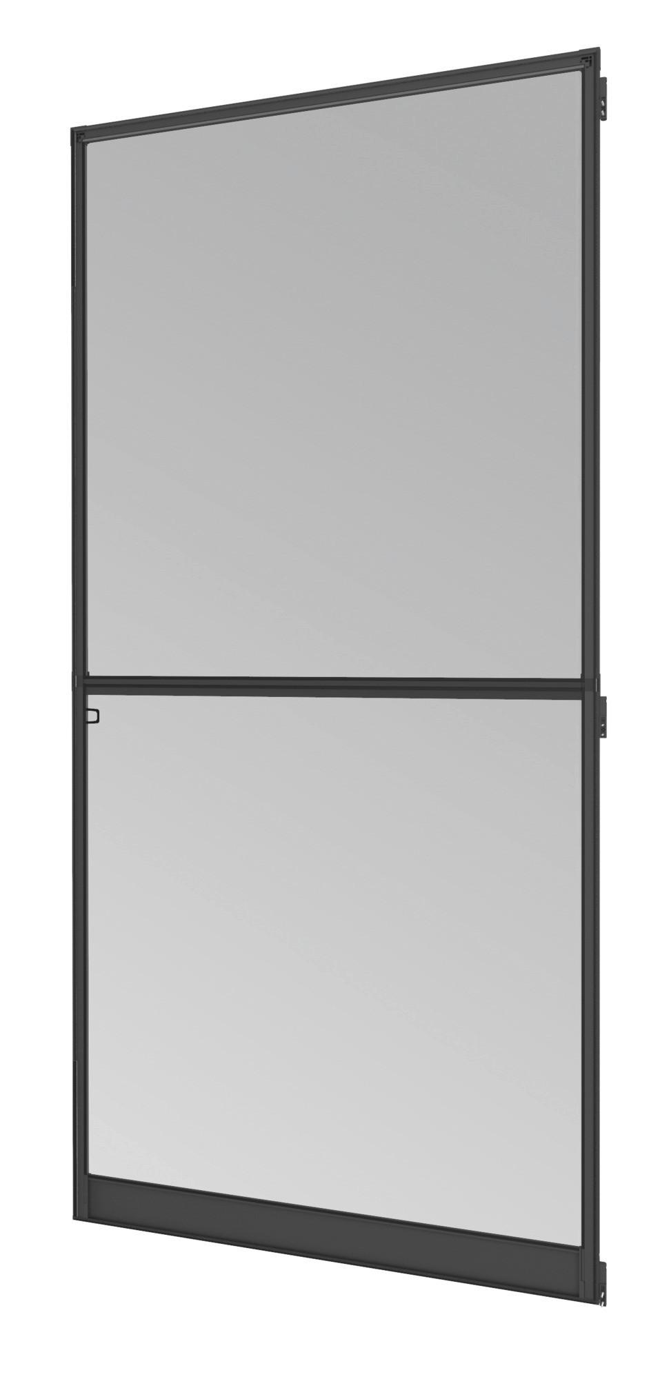 Fliegengitter Türe 100x210 cm Anthrazit - Anthrazit, Basics, Metall (100/210cm)