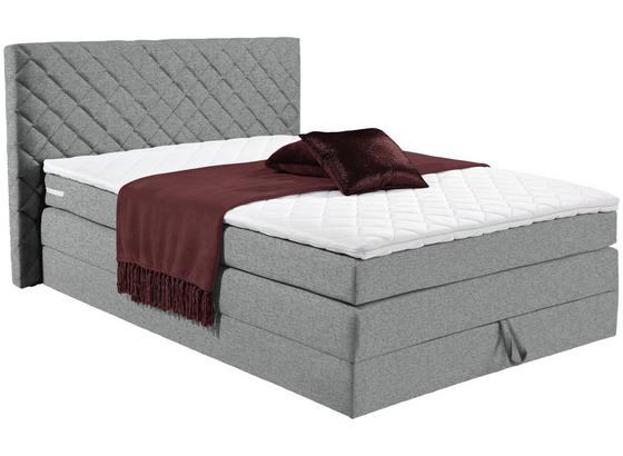 Boxspringbett Allegra 120x200 Hellgrau - Hellgrau/Schwarz, KONVENTIONELL, Holz/Holzwerkstoff (120/200cm) Boxspringbett Allegra 120x200 Hellgrau - Hellgrau/Schwarz, KONVENTIONELL, Holz/Holzwerkstoff (120/200cm)