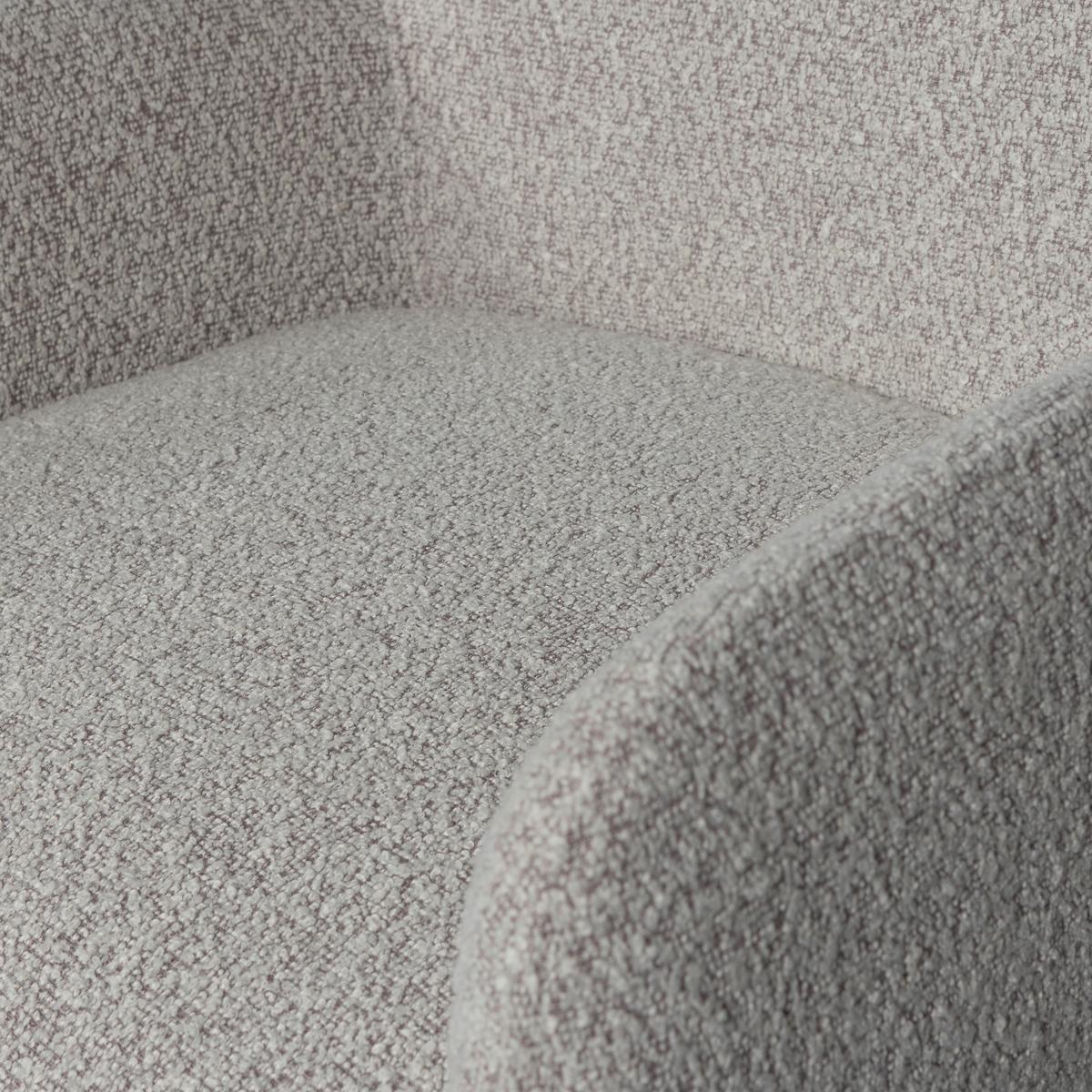 ARMLEHNSTUHL Elegance Greige B: 54cm - Greige, Design, Textil (54/83/57cm) - Livetastic