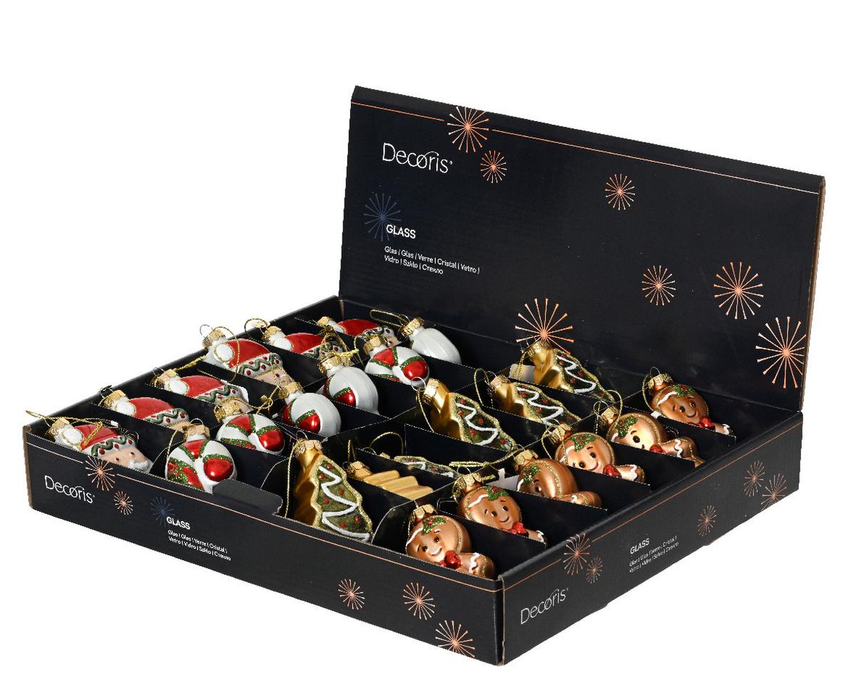 Vianočná guľa CHRIS - Basics, sklo (4,80/2,70/8,00cm)