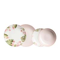 TAFELSERVICE OSSIA - Hellrosa/Multicolor, Basics, Keramik (29/19,5/29cm) - Mäser