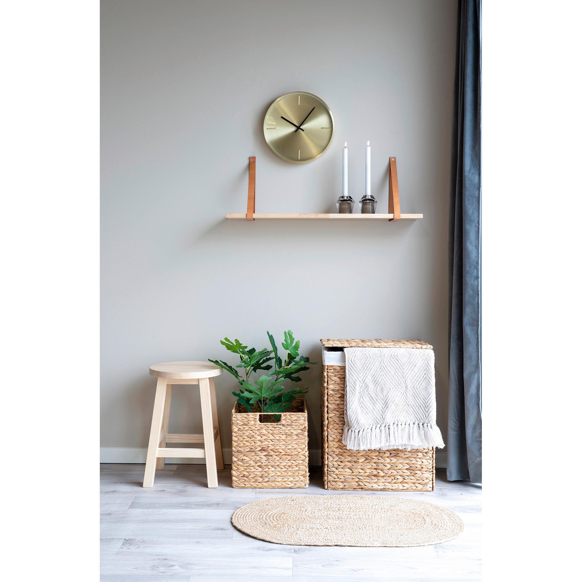 Wäschekorb Passo Hellbraun B: 43 cm - Hellbraun, Basics, Naturmaterialien (43/55/32cm)