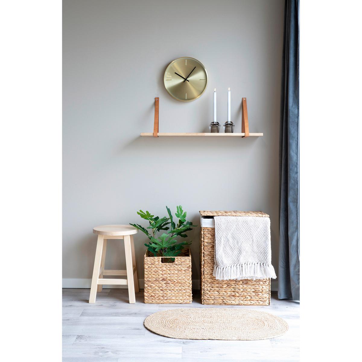 Wäschekorb Passo Hellbraun B: 43 cm - Hellbraun, Basics, Naturmaterialien (43/55/32cm)