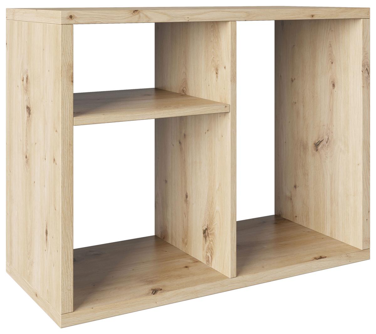 Regal Fortuna - Eiche Artisan, Basics, Holzwerkstoff (75/58/34cm) - MID.YOU