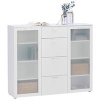 Kommode 135cm Xeno, Weiß Xeno "x2m A9 914" - MODERN (135/115/37cm)