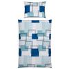 Bettwäsche Trude - Blau/Weiß, KONVENTIONELL, Textil - Ondega