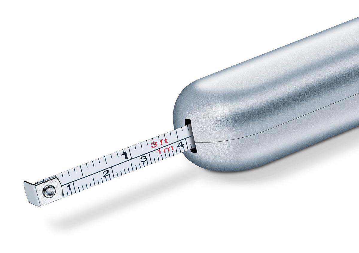 Kofferwaage Ls06 Max. 40 Kg Tragkraft - Silberfarben, Basics, Kunststoff (3,6/3,2/13,9cm) - Beurer