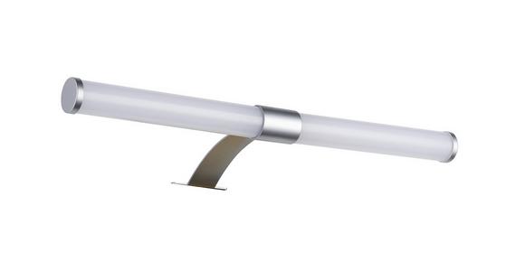 LED-Wandleuchte Sinan 1-Flammig - Silberfarben, MODERN, Kunststoff/Metall (40/16,8/9,6cm) - Luca Bessoni