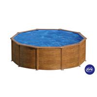 Pool-set Sicilia - Braun, KONVENTIONELL, Metall (460/120cm) - Gre