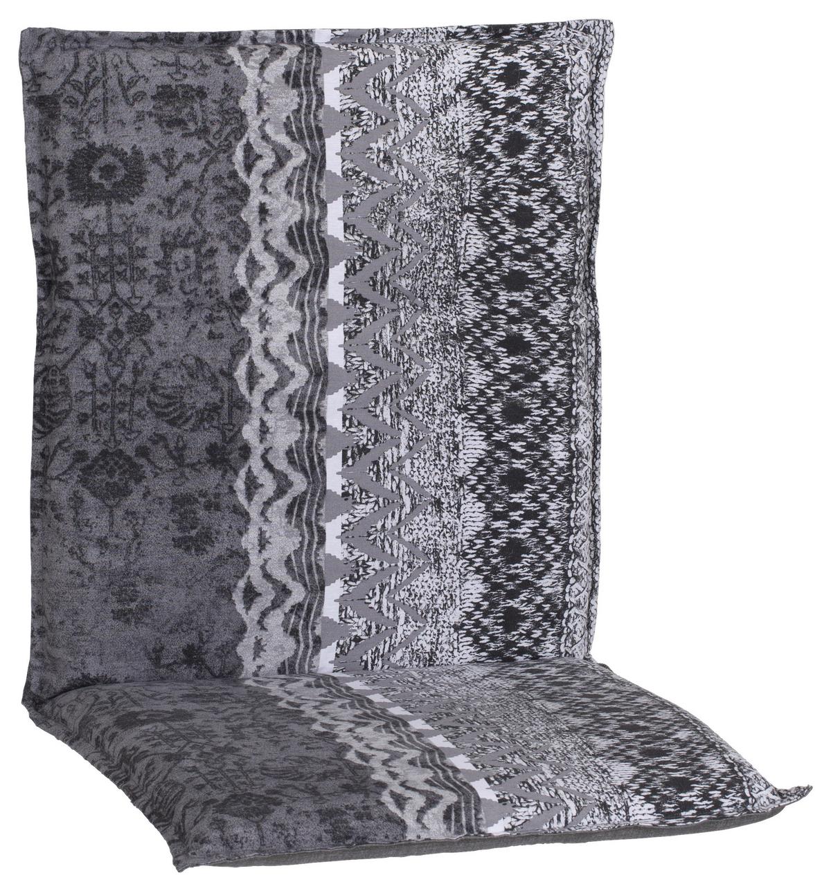 Sesselauflage Genf Niedriglehner - Grau, Basics, Textil (100/48/4cm) - Beo