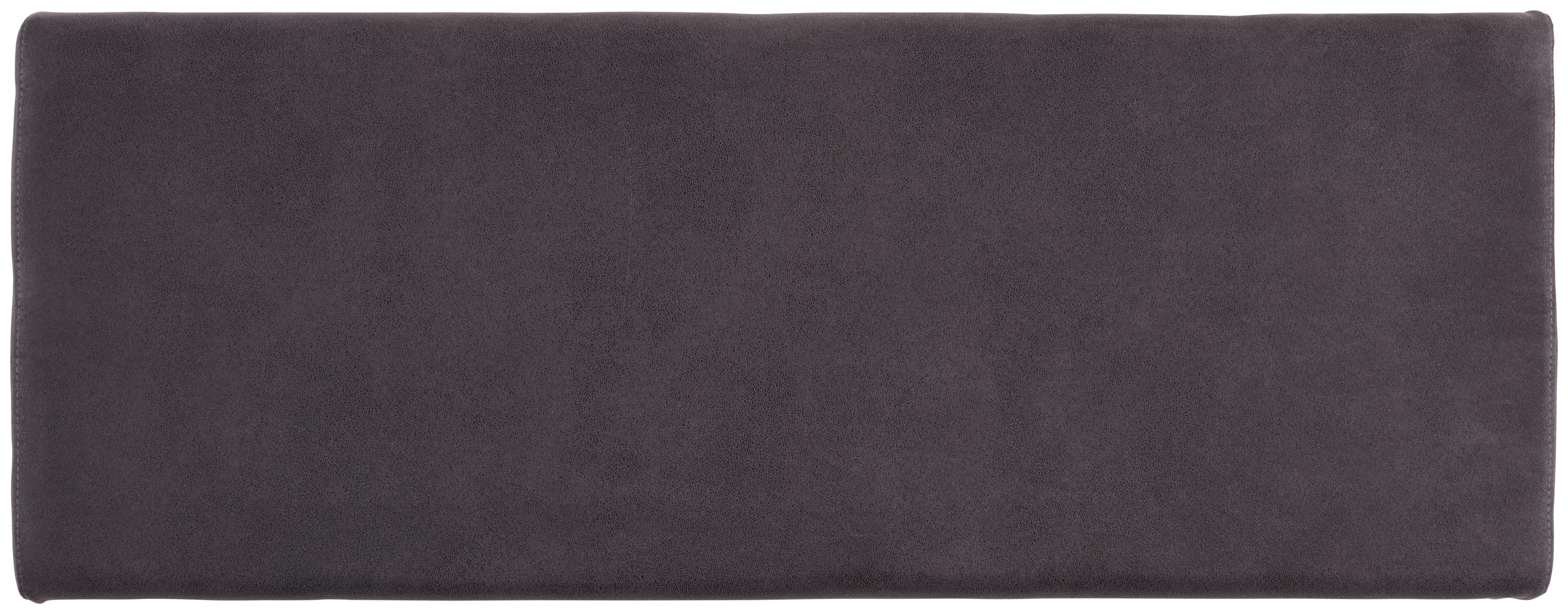 Sitzkissen für Garderobenbank Ontario Grau 96x37 cm - Grau, MODERN, Kunststoff/Textil (96/5/37cm)