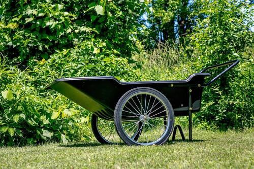 Gartenkarre Premium Schubkarre - Schwarz, Basics, Kunststoff (74/74/165cm)