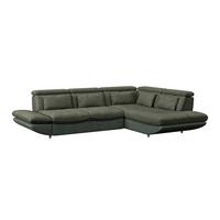 SEDACÍ SOUPRAVA PARK - černá/světle zelená, Moderní, textil/plast (233/311cm) - Luca Bessoni
