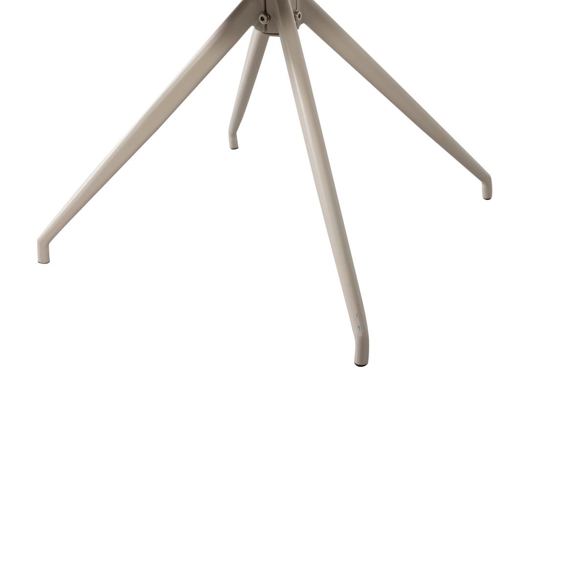 ARMLEHNSTUHL-SET Eliva Sandfarben B: 58cm - Sandfarben, MODERN, Textil/Metall (58/58/82cm) - Livetastic