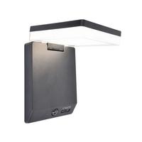 Solarleuchte Moze Klar Weiß L: 14 cm - Klar/Schwarz, Basics, Kunststoff/Metall (14/15/19,5cm)
