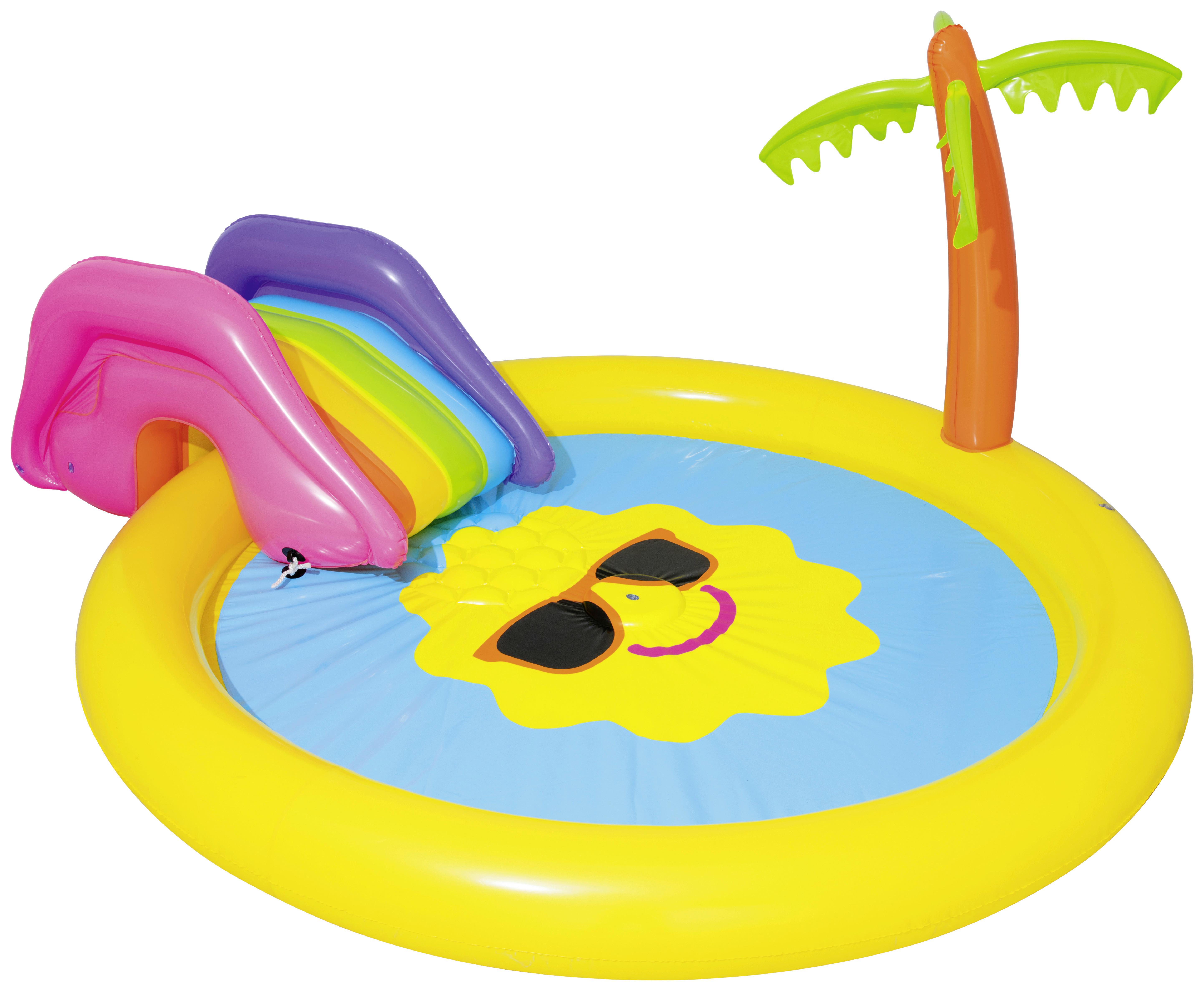 Gyermekmedence Sunnylad Splash Play Pool - színes, Konventionell, műanyag (237/201/104cm) - Bestway