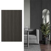 Akustikpaneel Elements Eiche Schwarz - Eichefarben/Schwarz, Basics, Holz/Holzwerkstoff (56/120/1.8cm) - Novel