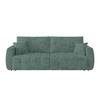 2-sitzer-sofa Bali Mit Schlaffunktion & Bettkasten - Petrol/Schwarz, MODERN, Holz/Textil (245/74-90/104cm) - Luca Bessoni