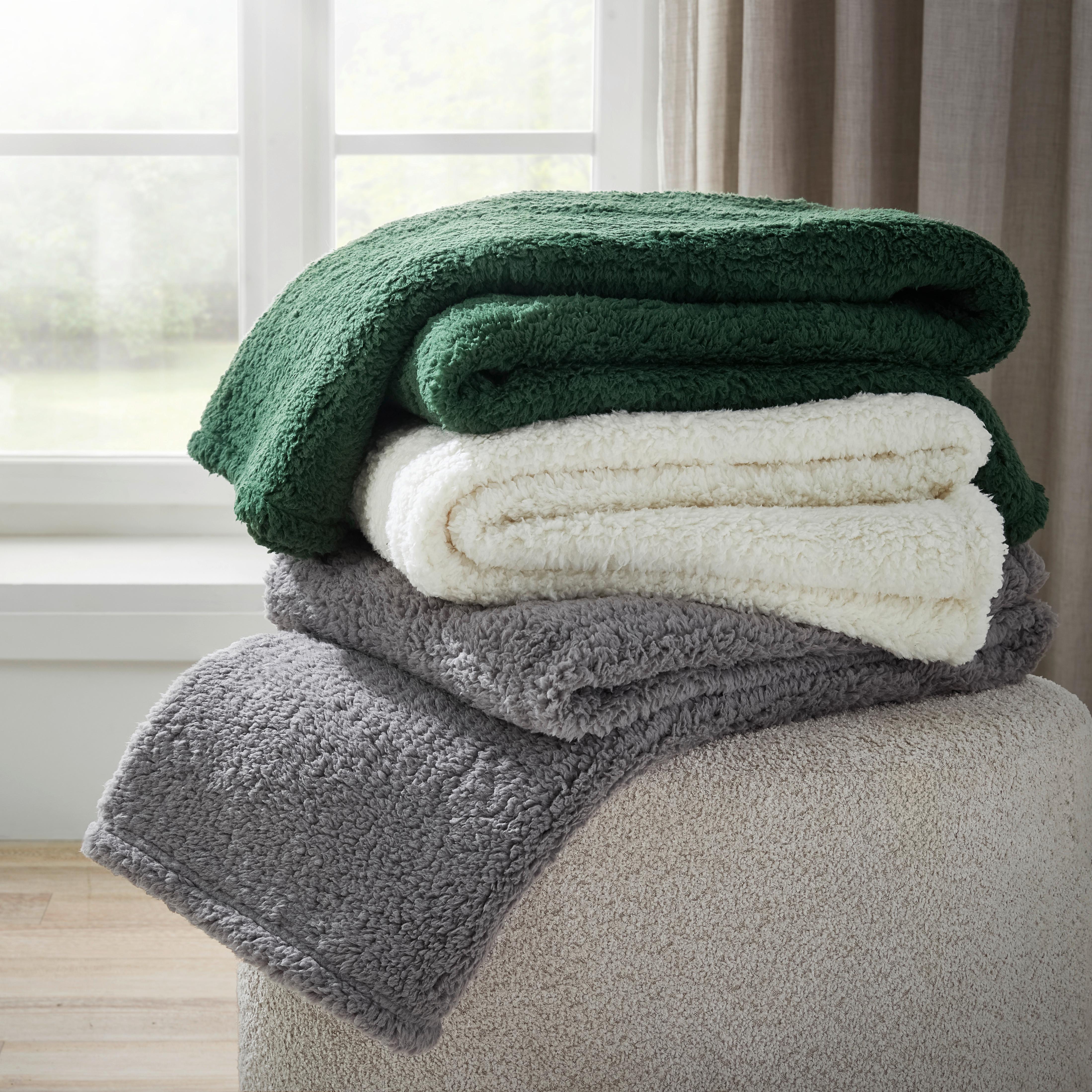 Měkká deka Teddy, 130/170cm, bílá - bílá, Moderní, textil (130/170cm) - Modern Living