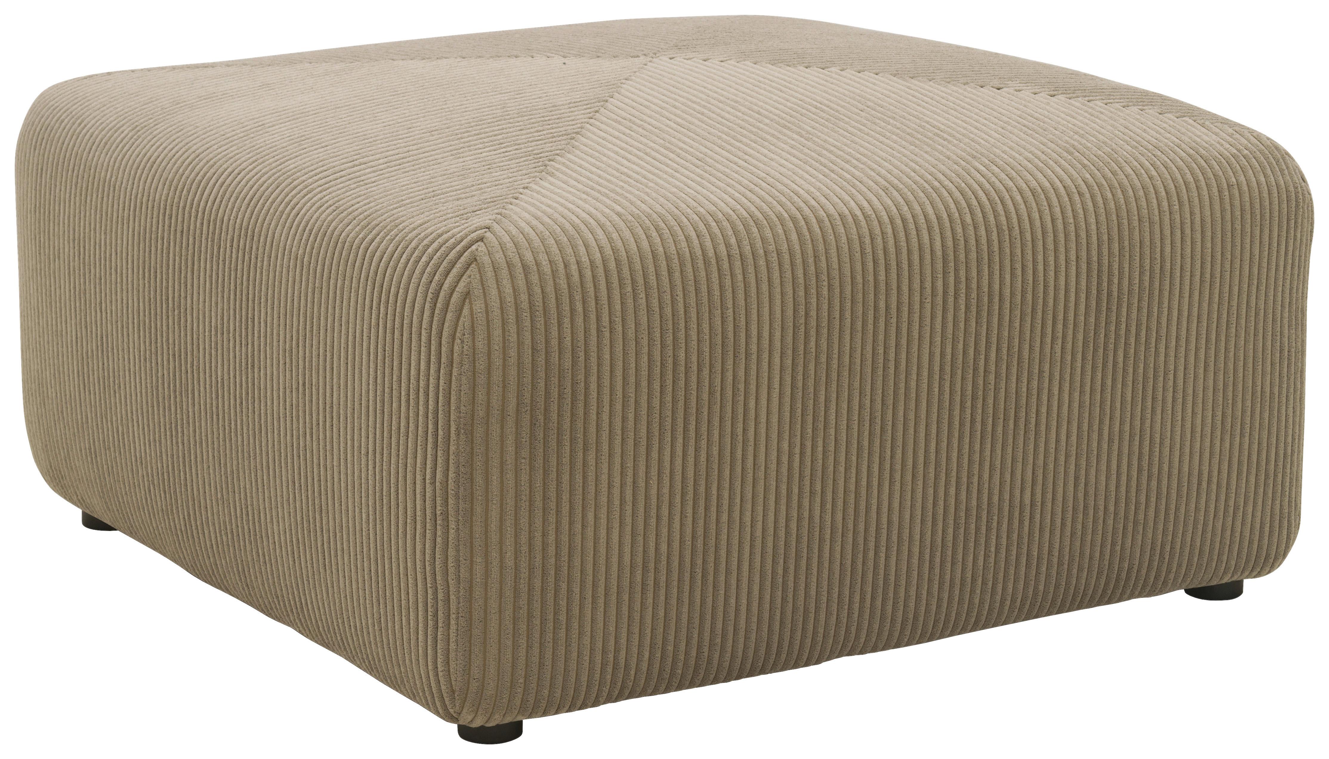 Hocker Schlammfarben B: 85 Cm - Schlammfarben/Schwarz, Design, Textil (85/42/85cm) - MID.YOU
