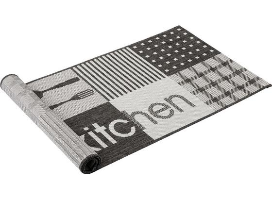 Läufer in Grau und Anthrazit