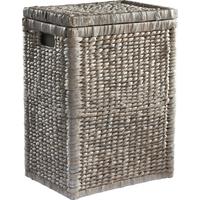 Kôš na bielizeň Tobi I, 28l - biela, Romantik / Landhaus, drevo/prírodné materiály (36/50/26cm) - Zandiara