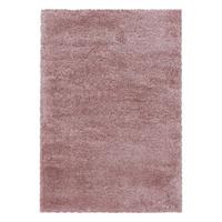 Teppich Läufer Rosa Fluffy 80x250 cm - Rosa, Basics, Textil (80/250cm)