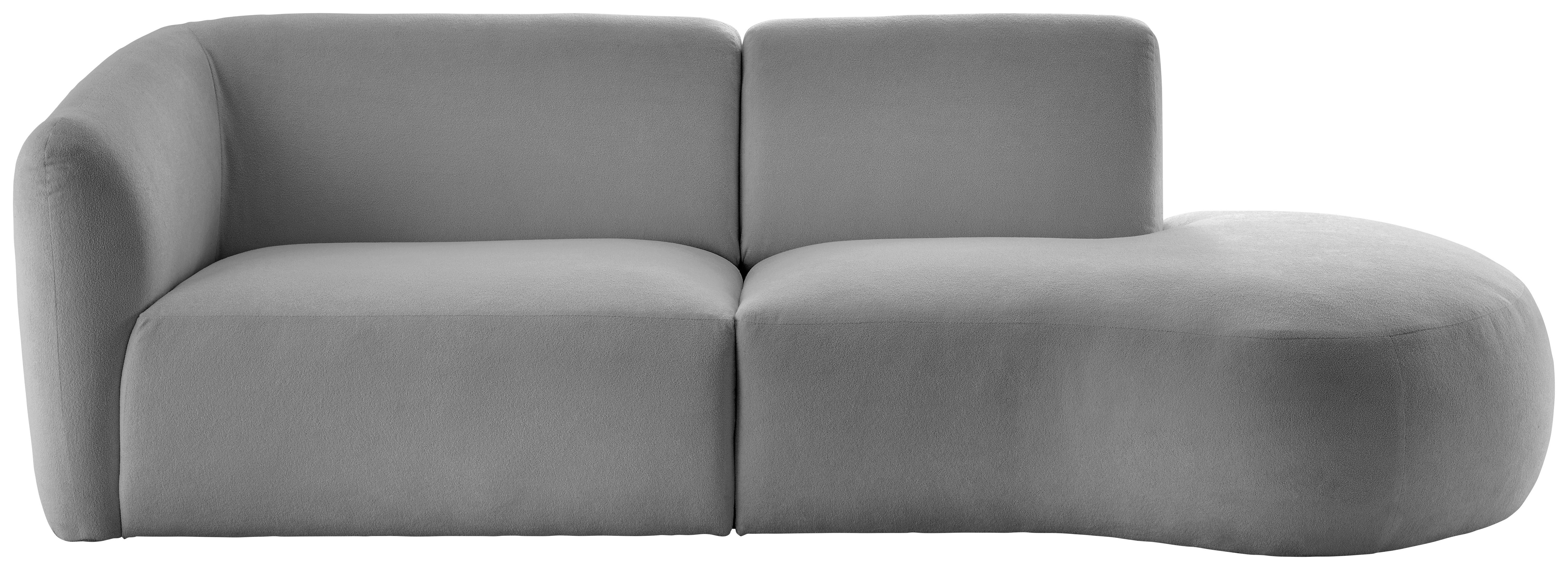 Ecksofa Jesi, Anthrazit S: 238x107 Cm - Anthrazit/Schwarz, MODERN, Textil (238/107cm) - Livetastic