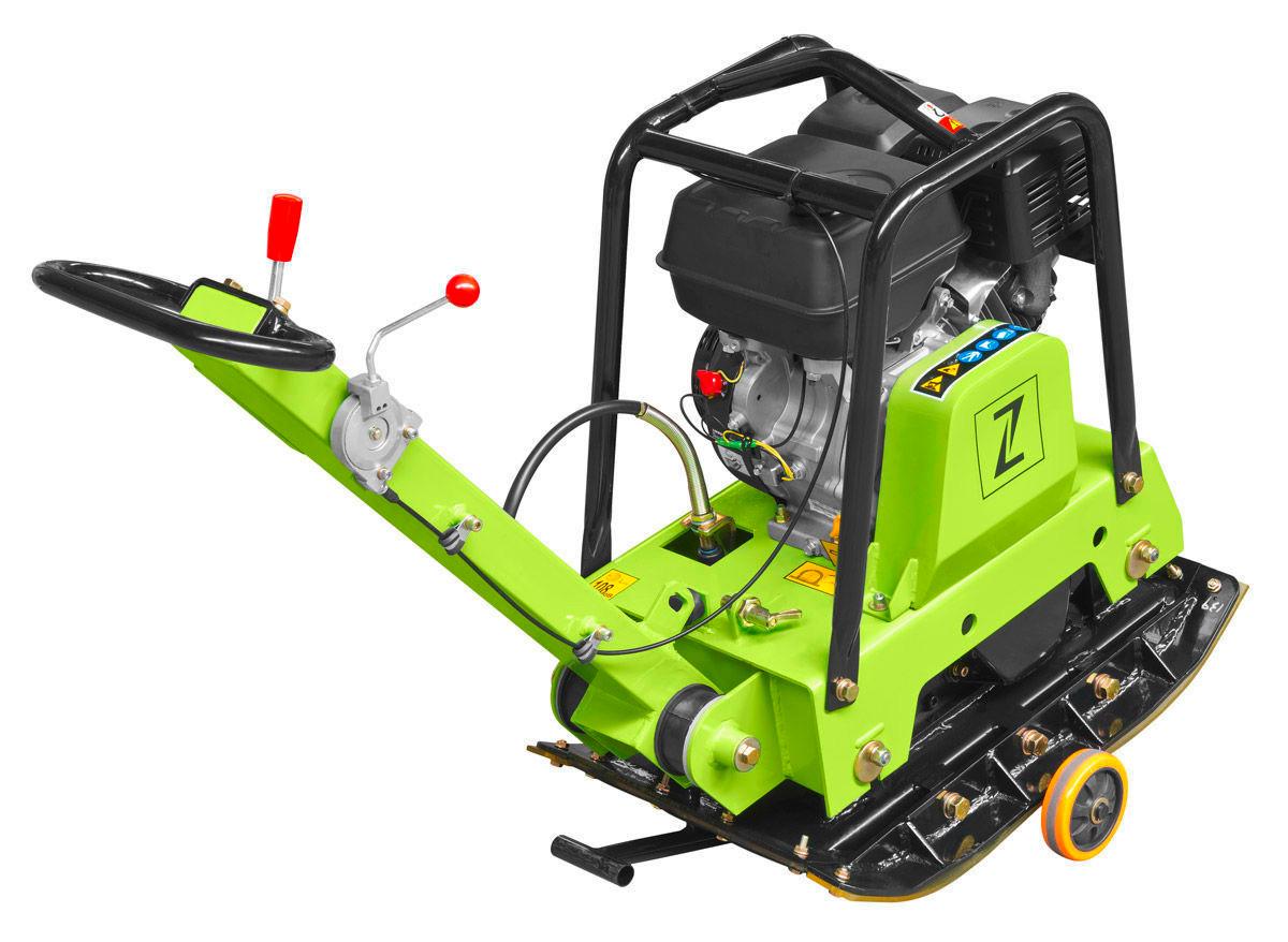 Rüttelplatte Zi-rpe60 4100 W Gummimatte - Grün, Basics, Metall (77,5/112/42,5cm) - Zipper