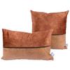 Zierkissen Picco 125 2er-Set Cappucino/Terracotta B:30/45cm - Terracotta/Cappuccino, KONVENTIONELL, Textil (30x45/50x45cm)