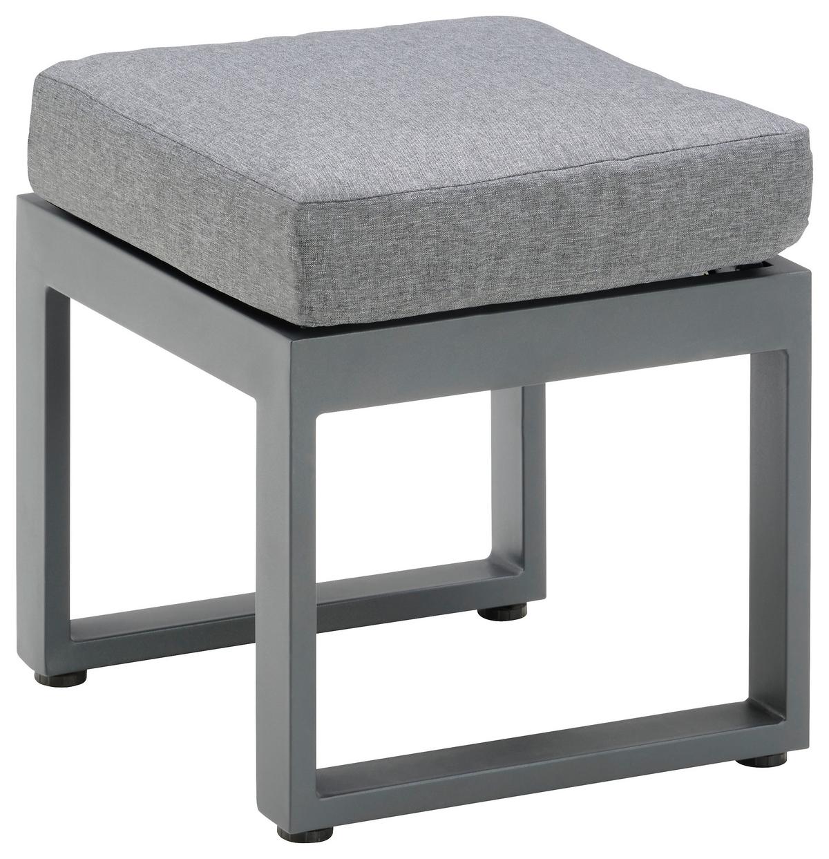 Lounge Garnitúra Rio - fekete/sötétszürke, Modern, Üveg/textil (214/130cm) - Beldano