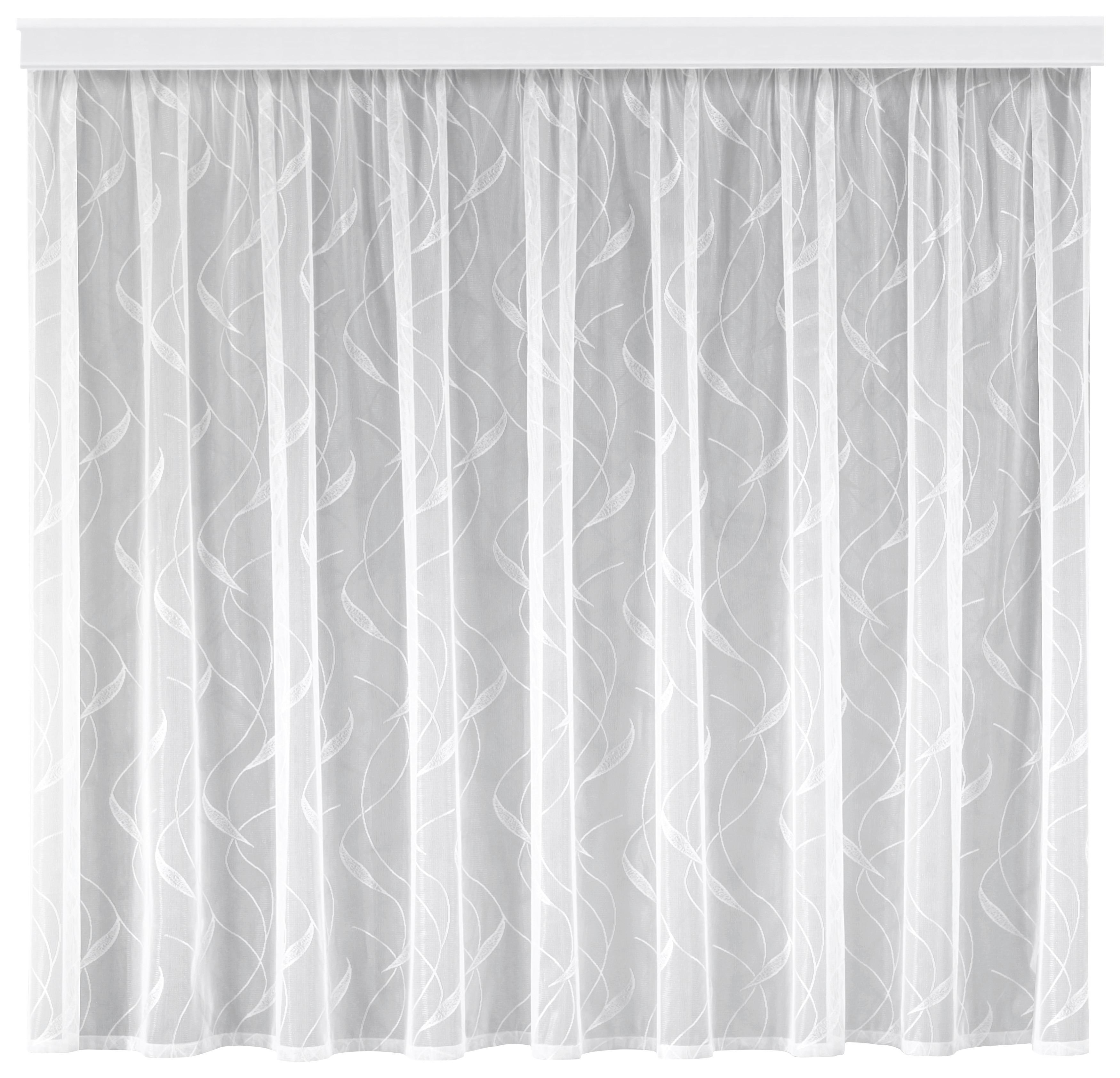 Záclona Renate, Š/d: 300/145 Cm - bílá, Konvenční, textil (300/145cm) - Ondega