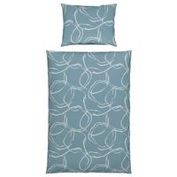 Bettwäsche Stones - Blau, MODERN, Textil - Luca Bessoni