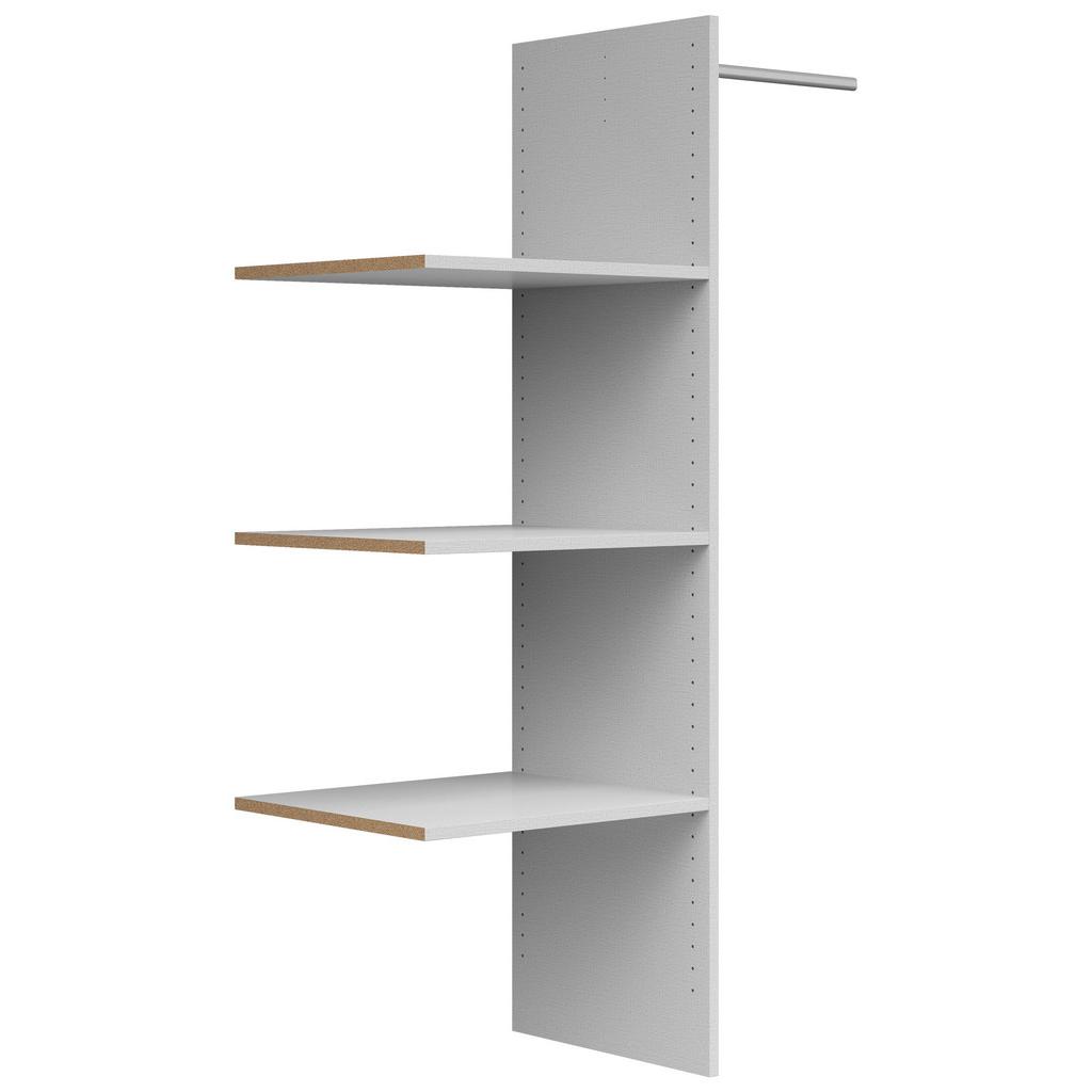 Inneneinteilung Kleiderschrank Saturn Grauweiß