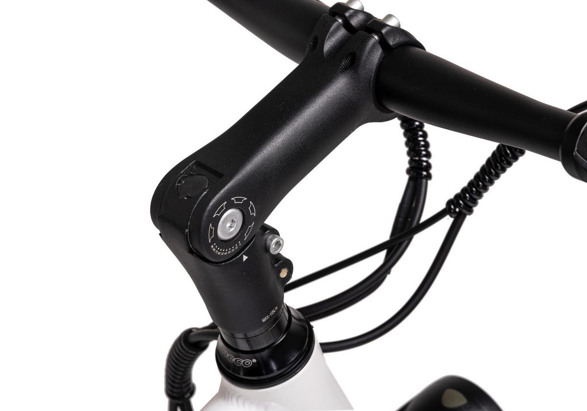 E-Bike City Damen 151e 28 Zoll, 80 km, 65 Nm - Weiß, Basics, Metall (180/70/100cm)