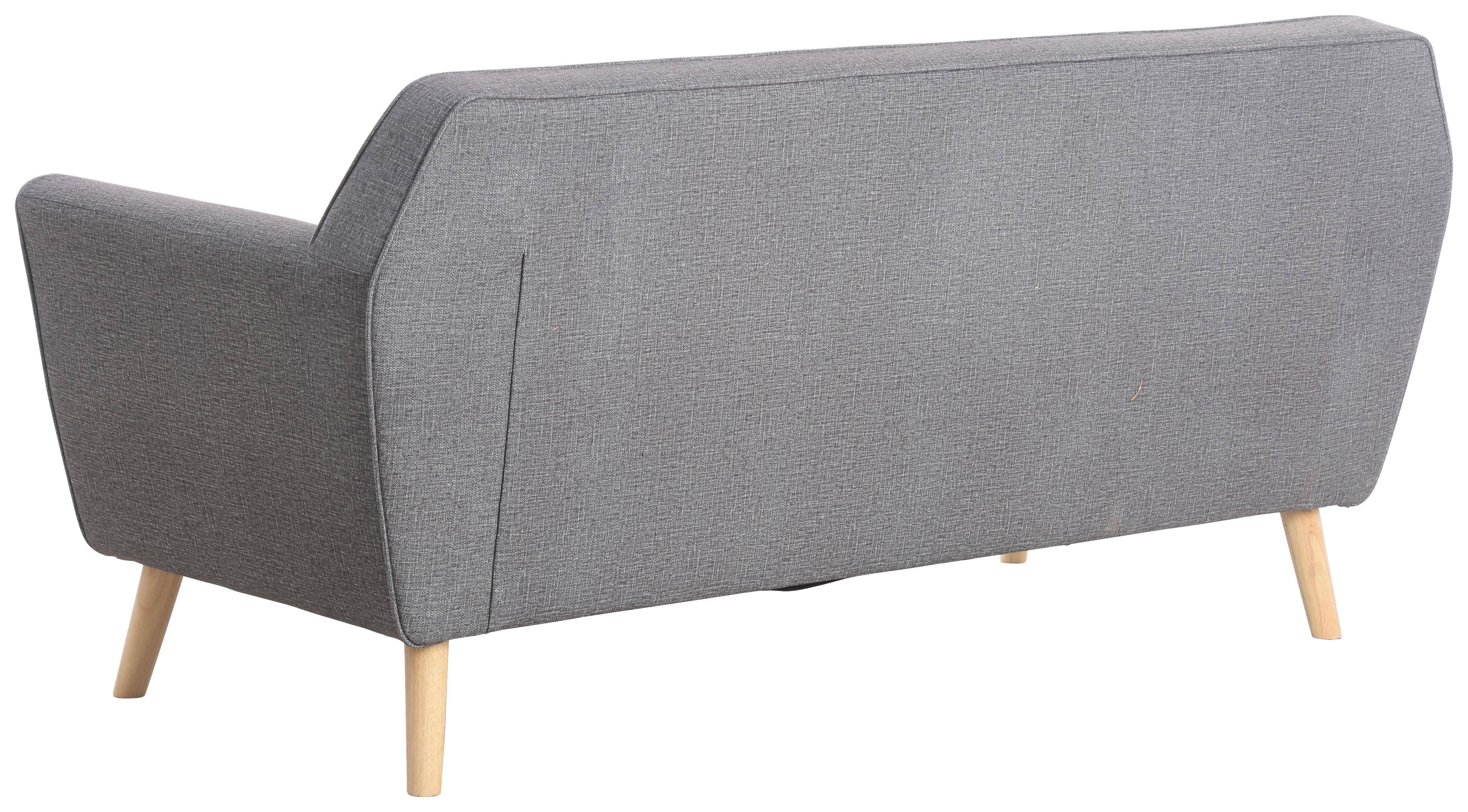3 Üléses Kanapé Lara - sötétszürke, Konventionell, textil/fa (178/83/79cm) - P & B