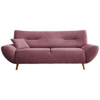 3-sitzer-sofa Drago Brombeere S: 205/90 Cm - Wildeiche/Brombeere, MODERN, Holz/Textil (205/81/90cm) - MID.YOU