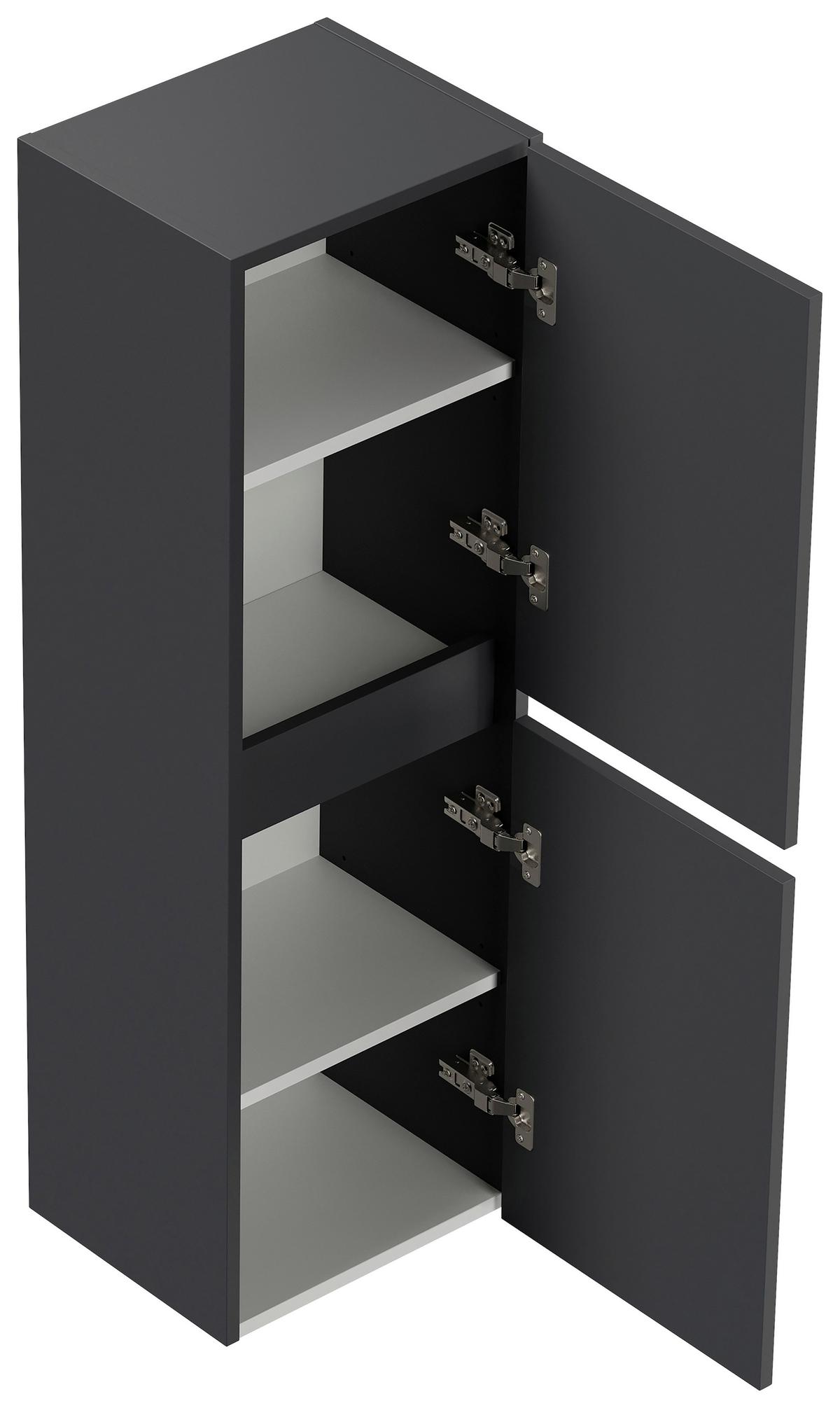 Midischrank Limes Graphitfarben B: 35,2 cm - Graphitfarben, MODERN, Holzwerkstoff (35,2/112,2/30,1cm) - MID.YOU