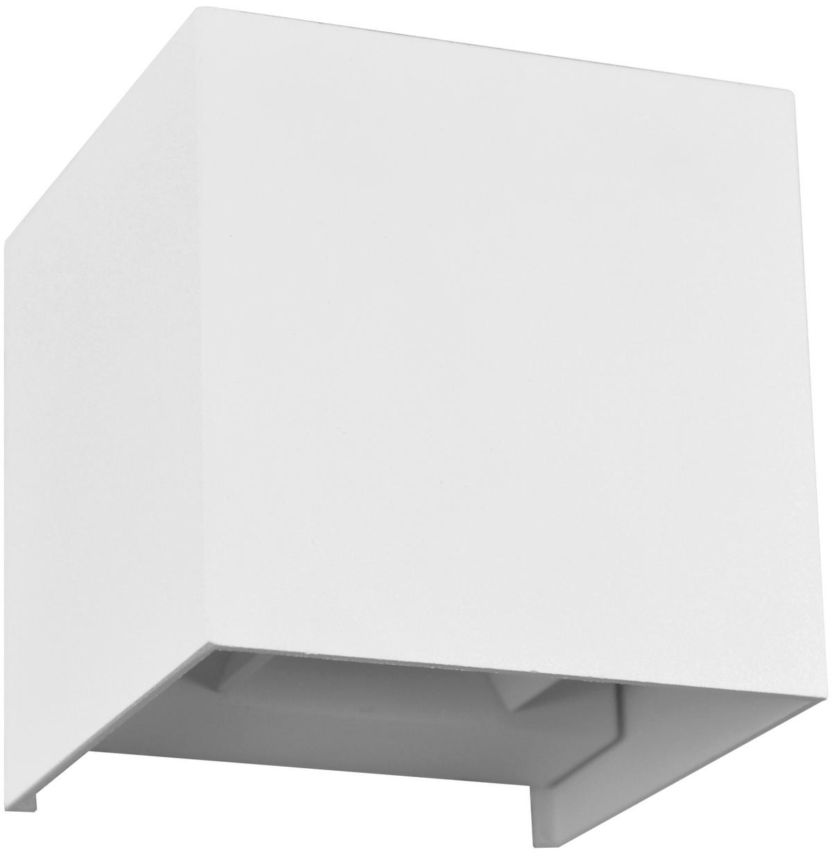 Außenwandleuchte 2528000260196 Qube - Weiß, Design, Metall (11,2/11,2/11,2cm)