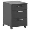Rollcontainer Serie 1500 Anthrazit Bxhxt:41,2x60,1x49,6cm - Anthrazit, KONVENTIONELL, Holzwerkstoff (41,2/60,1/49,6cm) - MID.YOU