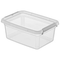 ÚLOŽNÝ BOX CHAOS - CA. 4,5L - priehľadné, Modern, plast (19/28/13cm) - Mömax