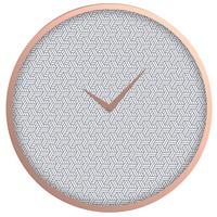 Nástěnné hodiny Kelly, Ø: 50,8cm - měděné barvy/světle šedá, kov/plast (50,8cm) - Modern Living